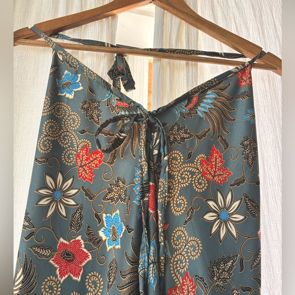 Silk Halter Dress